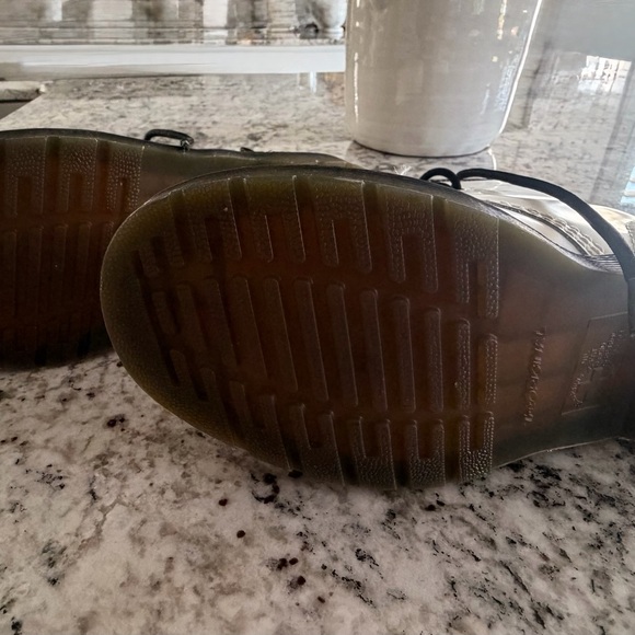 Dr. Martens Gray Lace-Up Boots - Picture 3 of 7